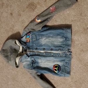 Vigoss kids jeans jacket with pachages size 12